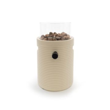 Happy Cocooning tafelbrander Lumi Groove oyster beige
