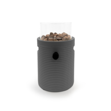 Chimenea de mesa Lumi Groove antracita Happy Cocooning