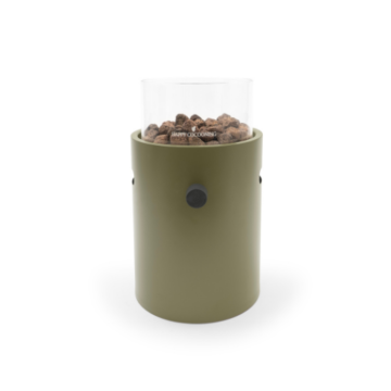 Chimenea de mesa Lumi Steel verde Happy Cocooning