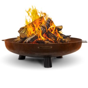 MOODZ Cuenco de fuego Feet & Handle Acero Corten