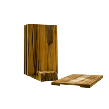 Tablas de cortar 4 piezas madera de teca OFYR