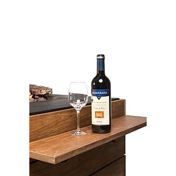mesa auxiliar de teca pequeño