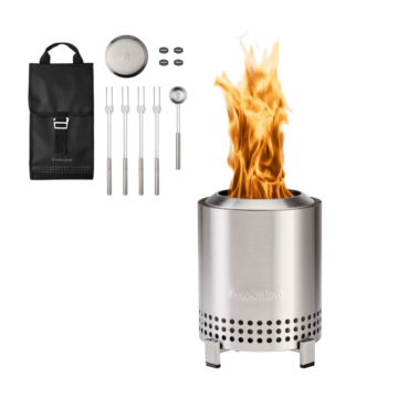 Pack ahorro Solo Stove Mesa XL acero inox. + juego de accesorios