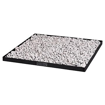 CookKing Cuenco de Fuego Base Cuadrada para Deco Stones