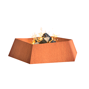 FORNO Cuenco de Fuego Forma Acero Corten