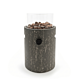 Chimenea de mesa Lumi Stone travertino oscuro Happy Cocooning