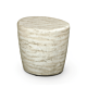Mesa auxiliar Organic travertino Happy Cocooning
