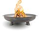 MOODZ Cuenco de Fuego Feet & Handle de Acero Inoxidable Ø 80 cm