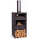 Cook king Vento chimenea de jardín con horno + puertas de cristal foto de producto
