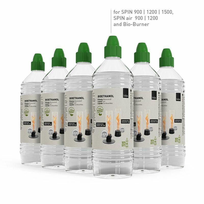Combustible líquido de bioetanol 1 litro (pack de 6) höfats