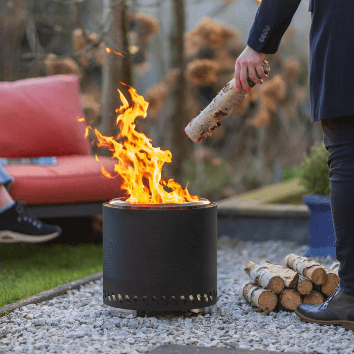 Redfire Volcano Chimenea de Pellets L