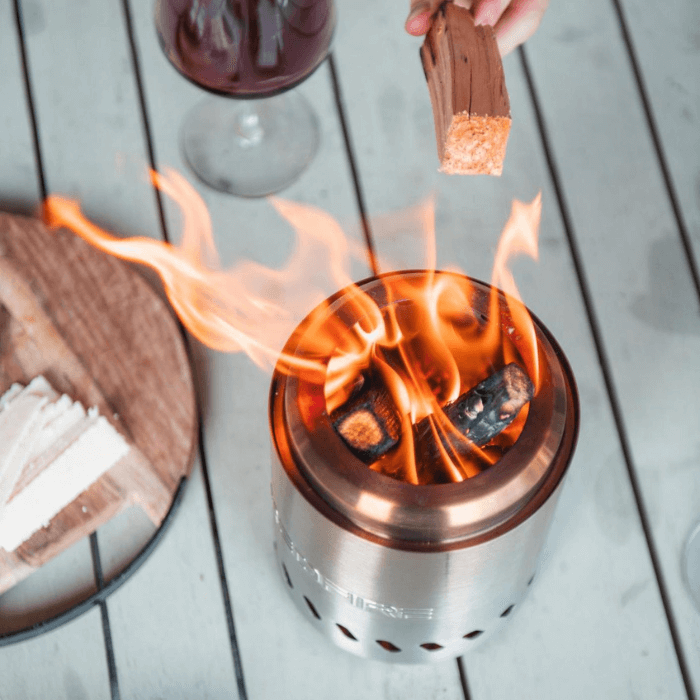 RedFire Volcano Pellet Chimenea de Mesa S