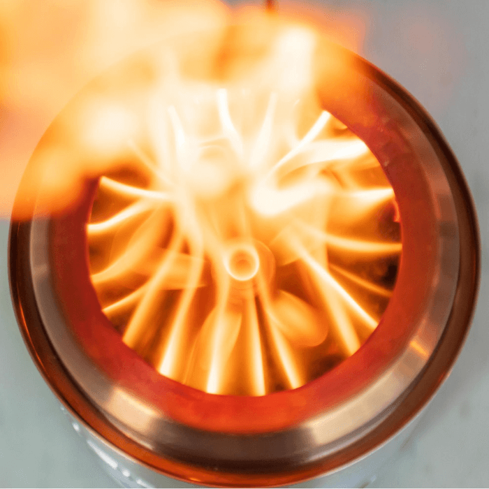 RedFire Volcano Pellet Chimenea de Mesa S