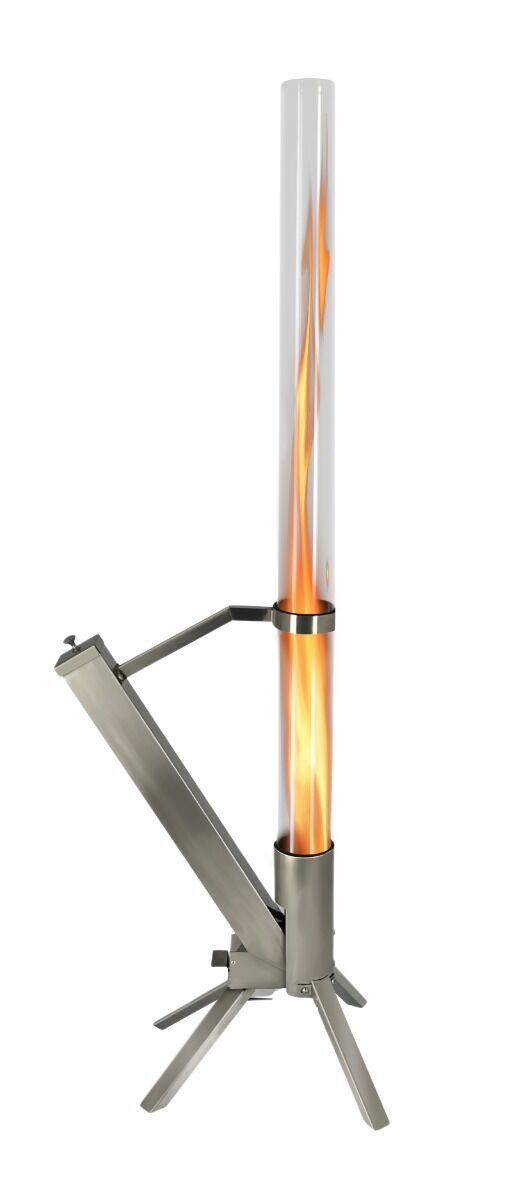 Green Flame Lounge Chimenea de Pellet de Acero Inoxidable