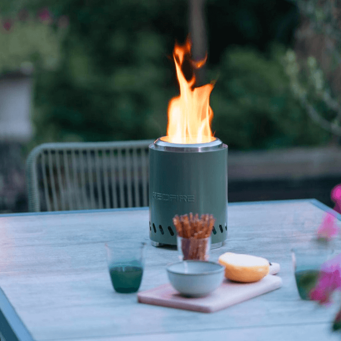 RedFire Volcano Pellet Chimenea de Mesa S