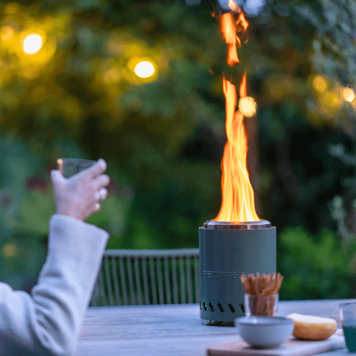RedFire Volcano Pellet Chimenea de Mesa S