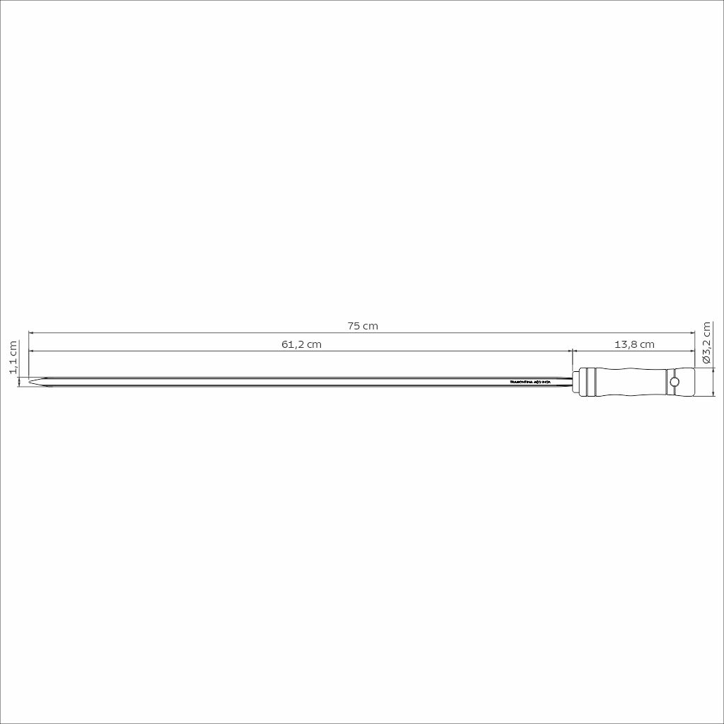 Set de 5 Pinchos Tramontina 