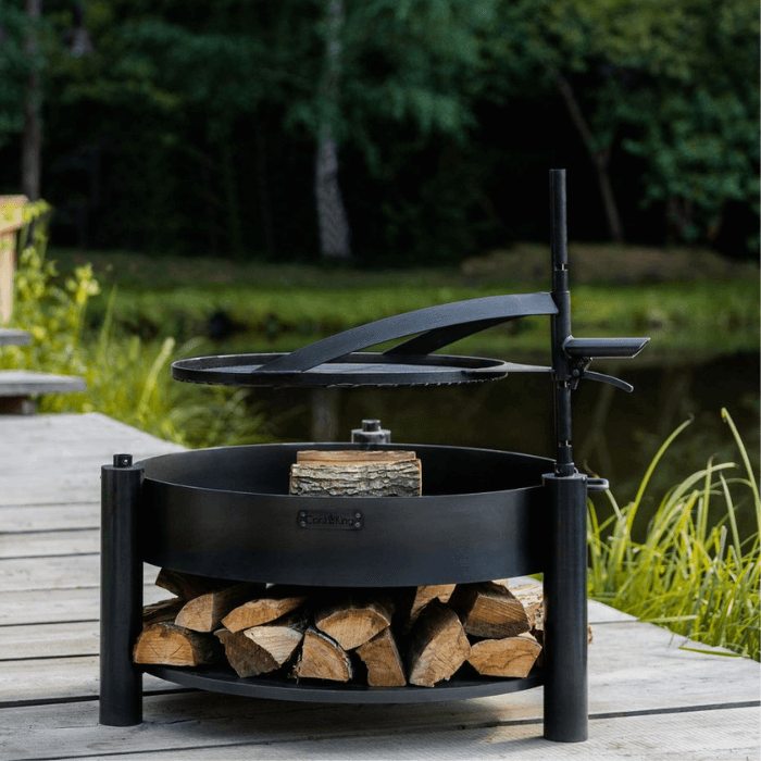 CookKing Cuenco de Fuego Multifuncional Montana X con Rejilla para Asar 60 cm