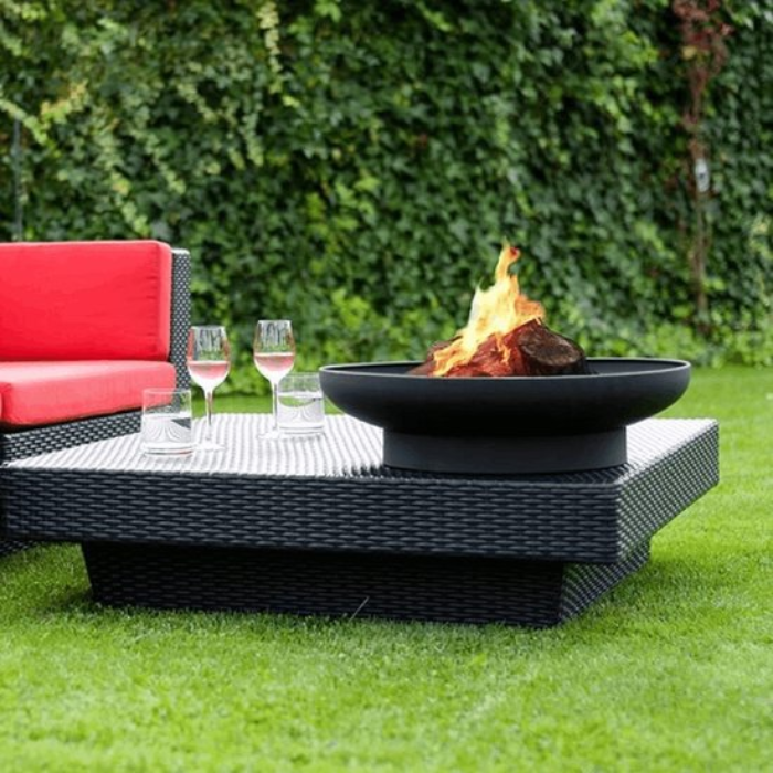2L Home & Garden Cuenco de Fuego Classic Ø 60 Negro