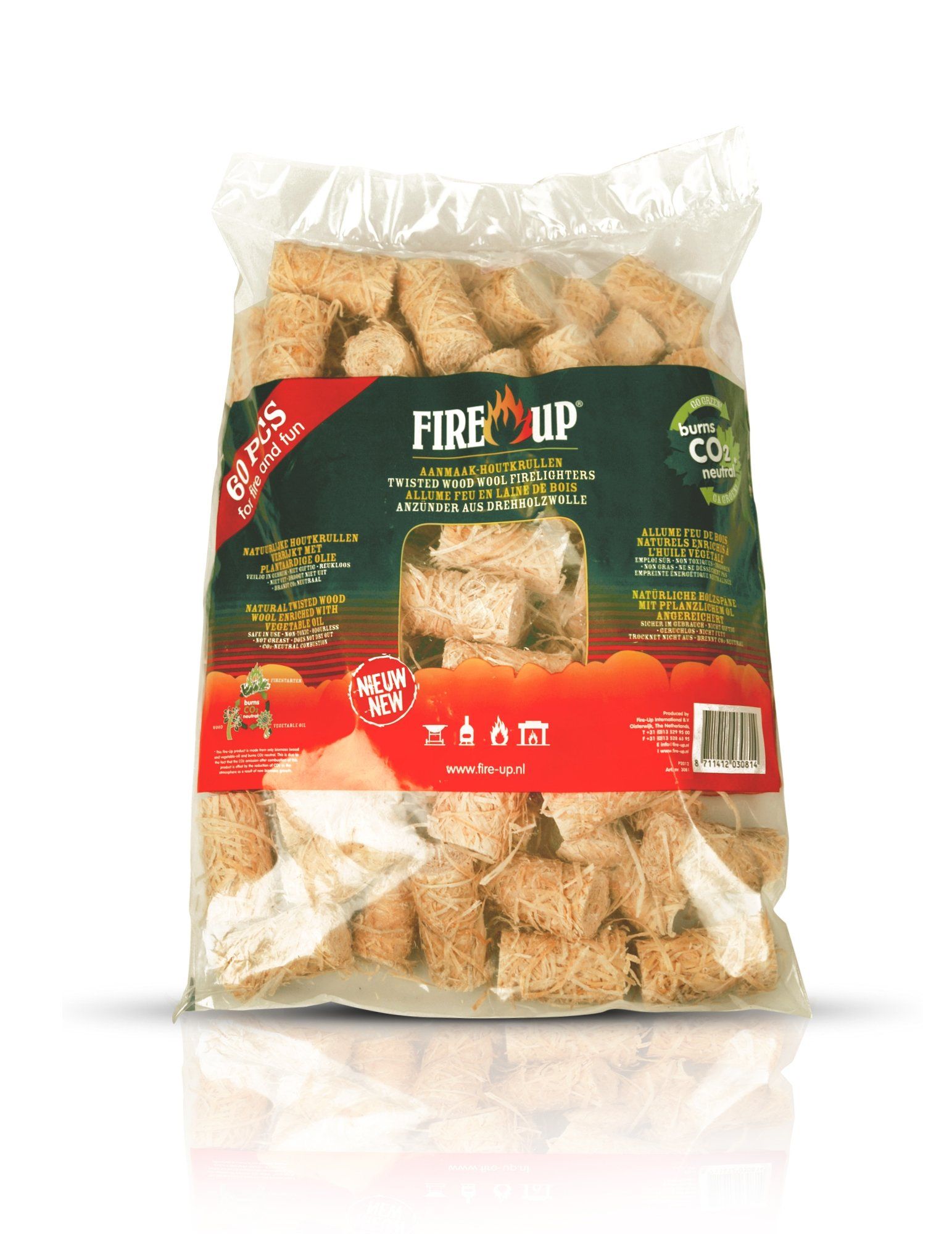 Fire-Up Madera encendedores de Fuego (60 piezas) Fire-Up Madera encendedores de Fuego (60 piezas)