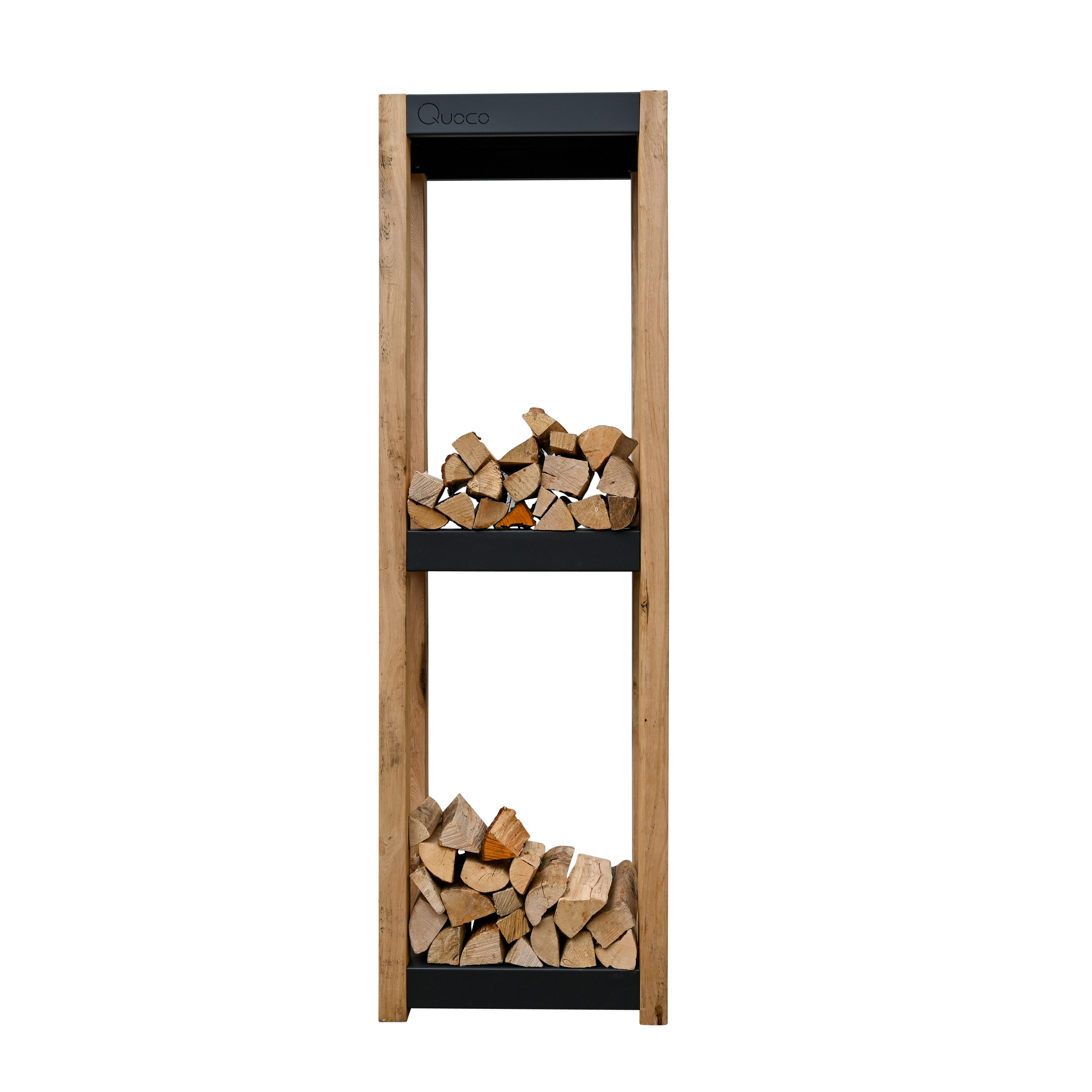 Quoco Wood Storage Cremagliera Gris Oscuro (3 tamaños)