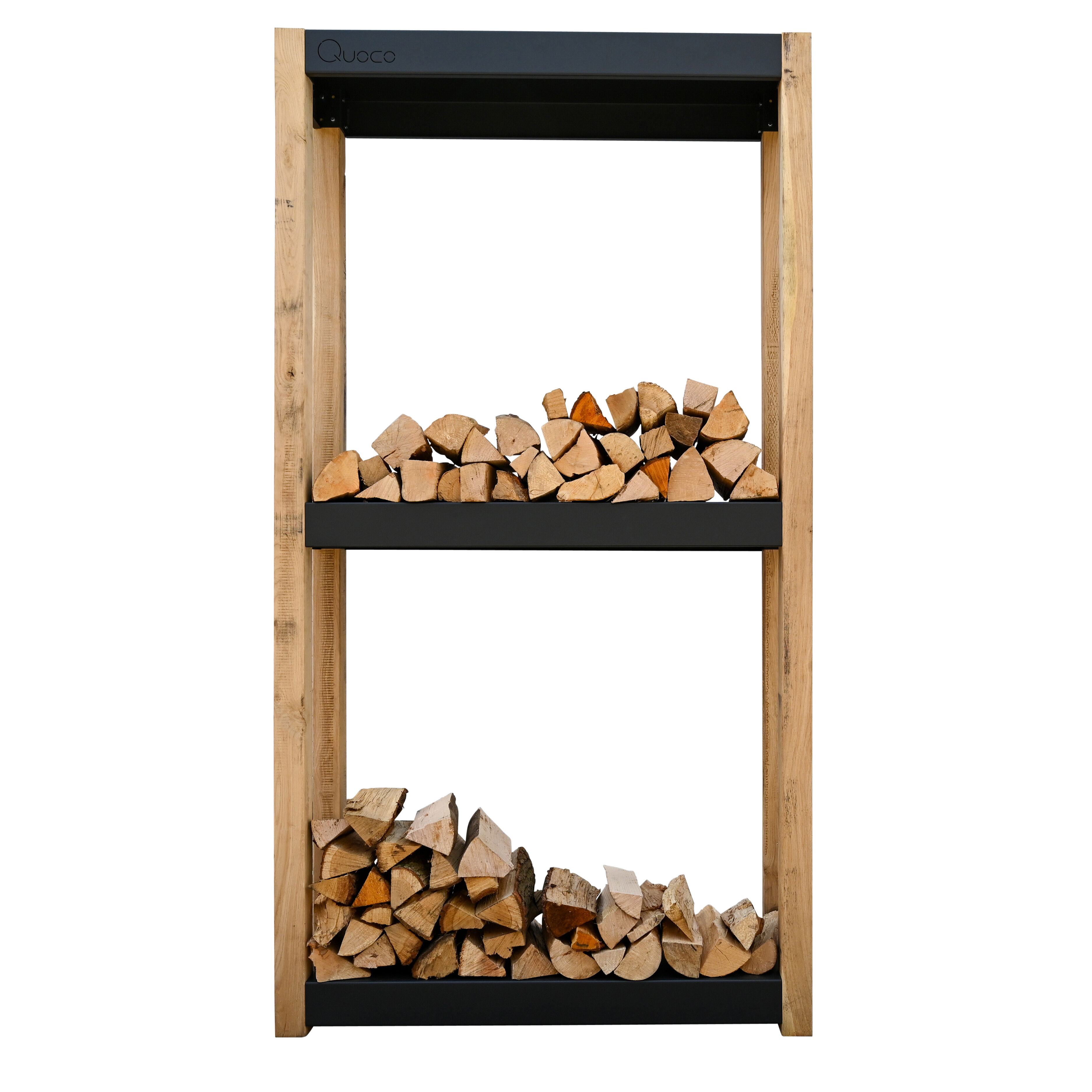 Quoco Wood Storage Cremagliera Gris Oscuro (3 tamaños)