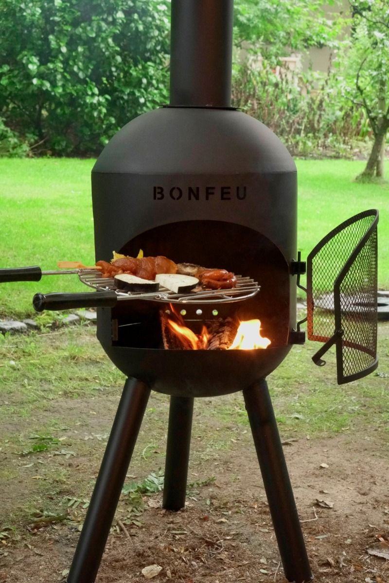 Bonfeu BonSolo Negro chimenea de jardín
