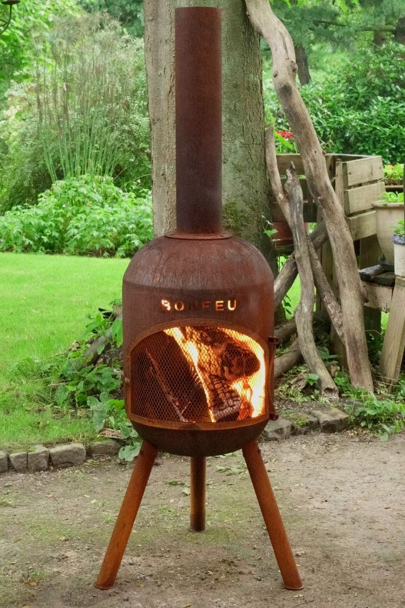 BonFeu BonSolo chimenea de jardín Óxido