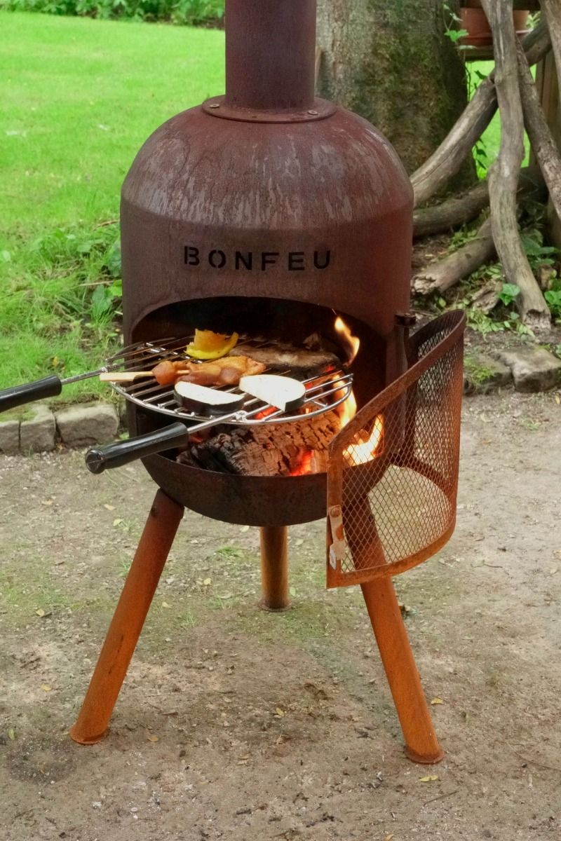 BonFeu BonSolo chimenea de jardín Óxido