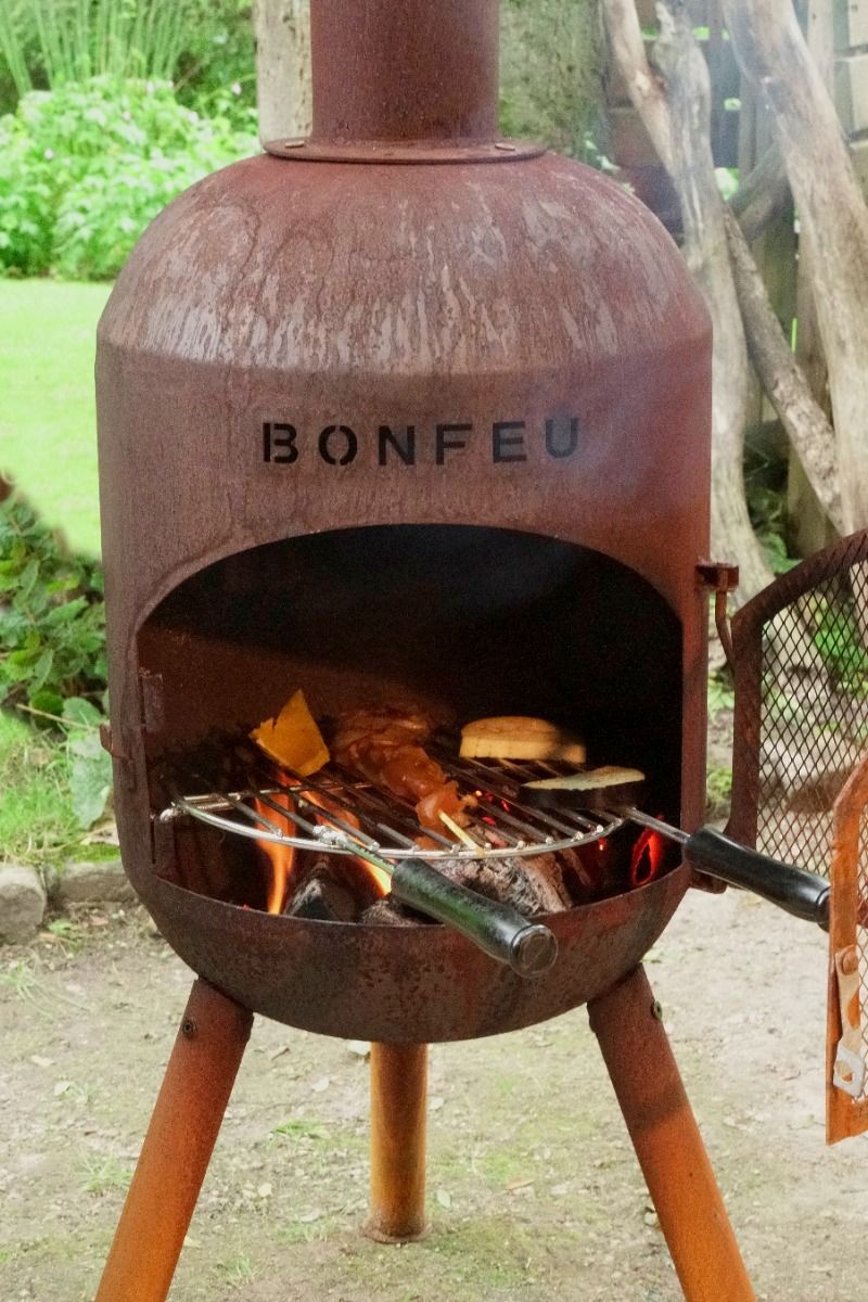 BonFeu BonSolo chimenea de jardín Óxido