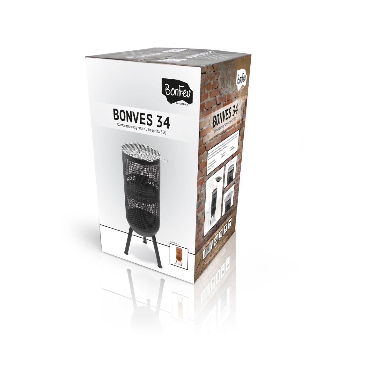BonFeu BonVes 34 Negro Brasero
