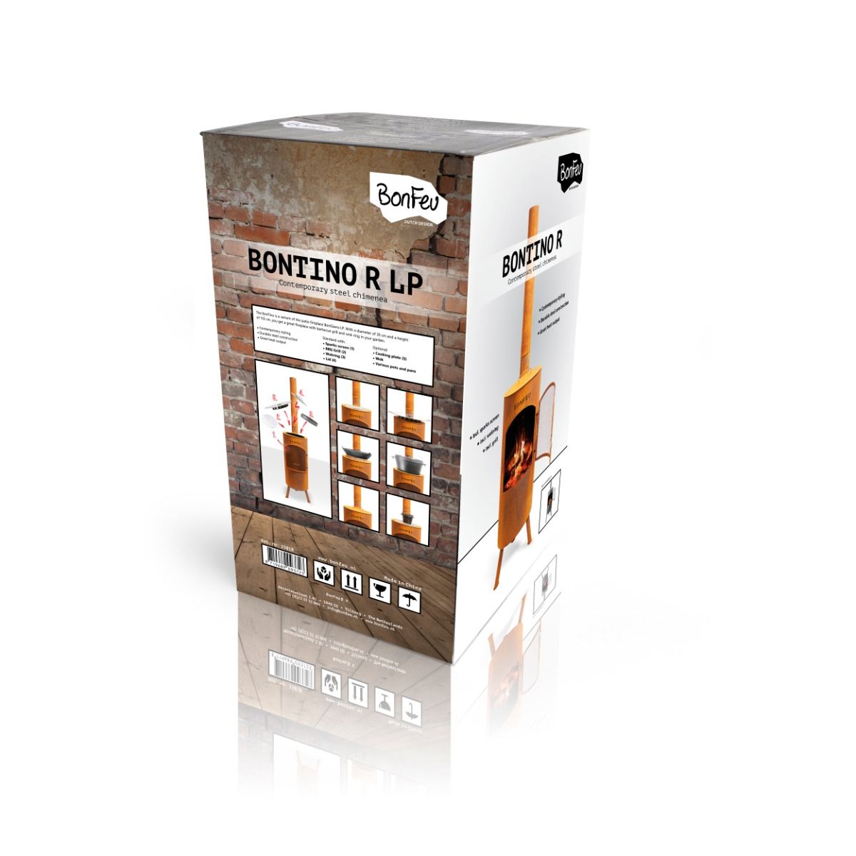 BonFeu BonTino LP chimenea de jardín Corten