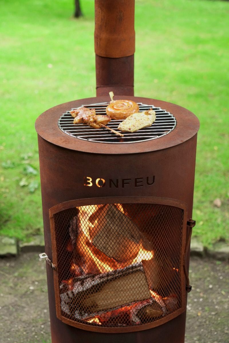 BonFeu BonTino LP chimenea de jardín Corten