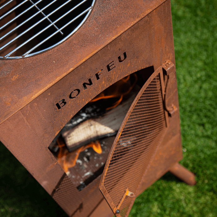 BonFeu BonCarré Corten Chimenea de jardín