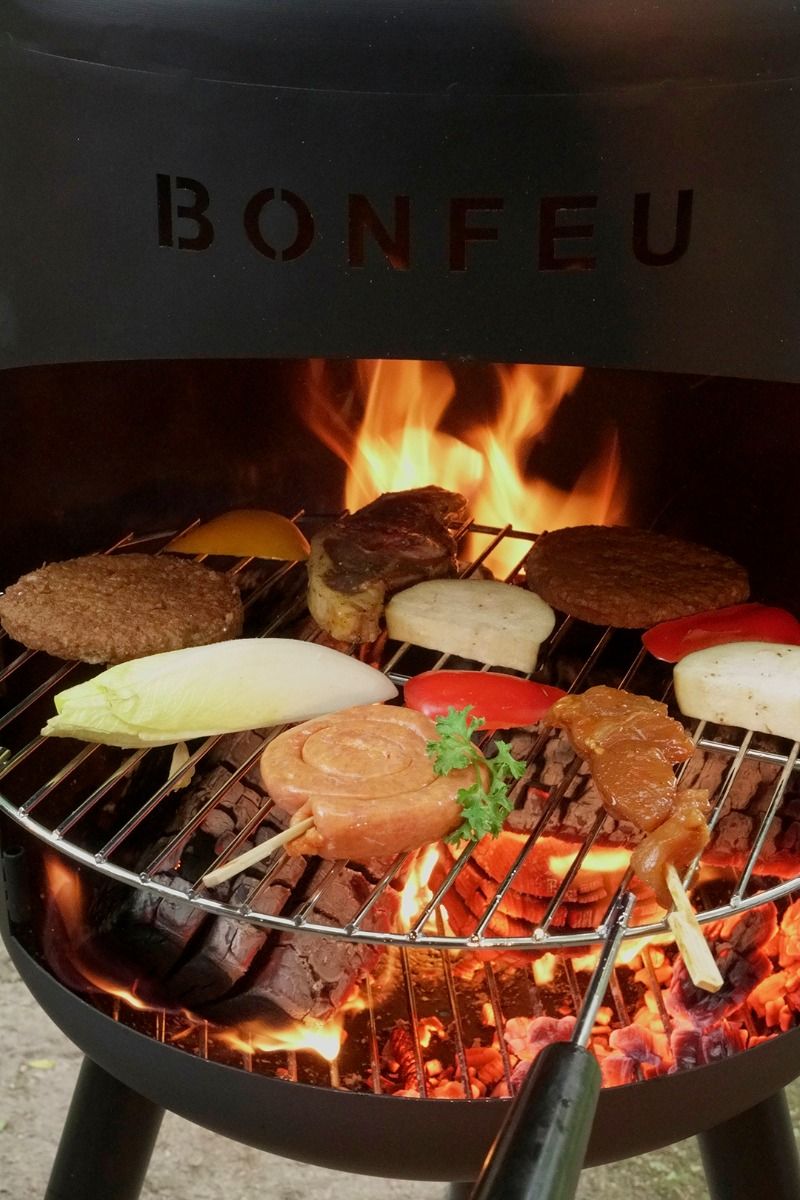 BonFeu BonBono Negro chimenea de jardín BonFeu BonBono Negro chimenea de jardín