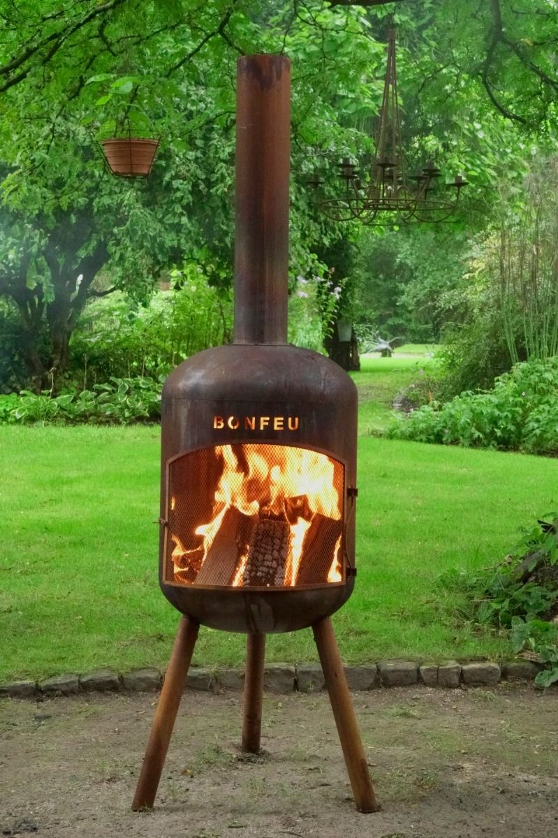 BonFeu BonBono chimenea de jardín Óxido
