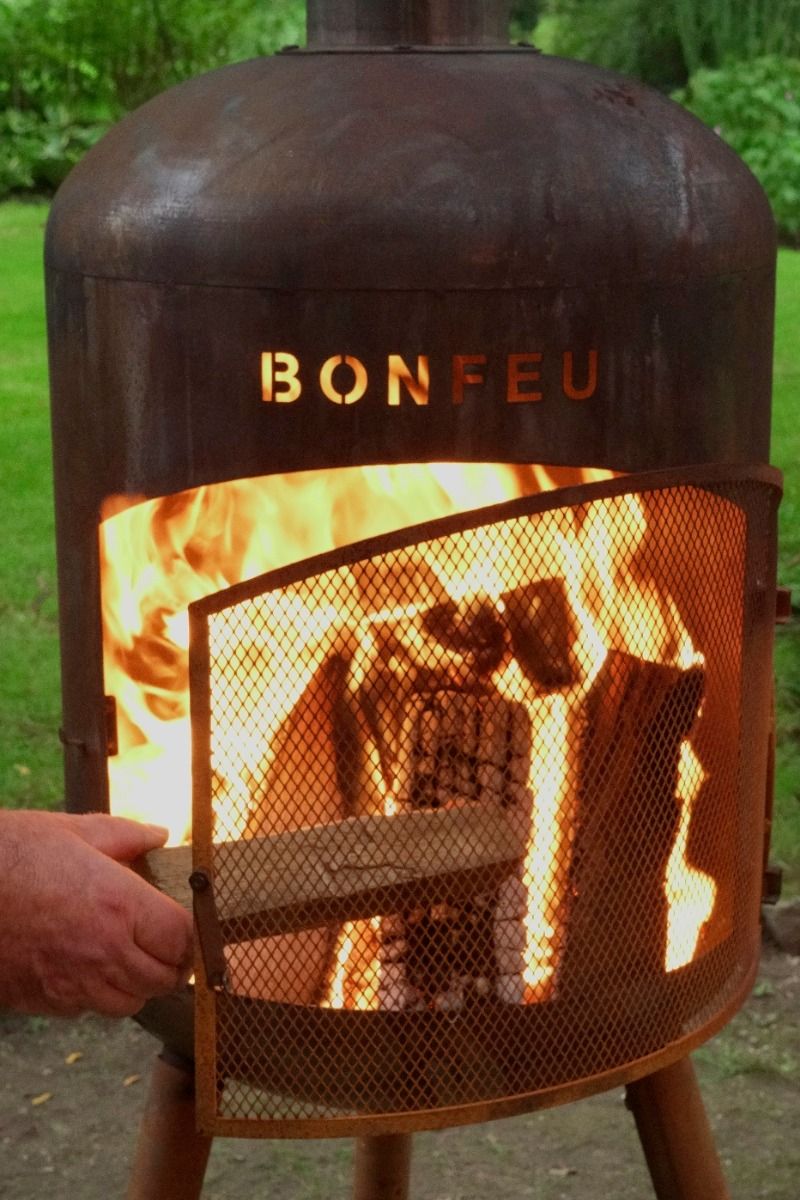 BonFeu BonBono chimenea de jardín Óxido