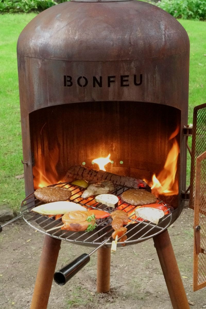 BonFeu BonBono chimenea de jardín Óxido