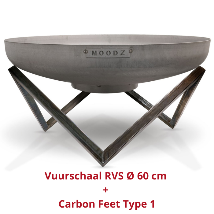 MOODZ Pies de Carbono Tipo 1 Ø 60 cm