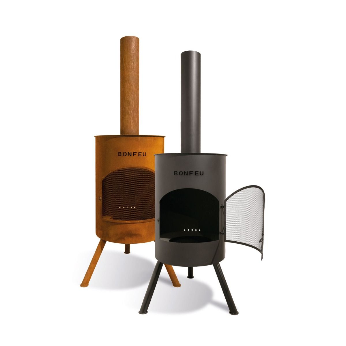 BonFeu BonTon 50 Negro Chimenea Exterior