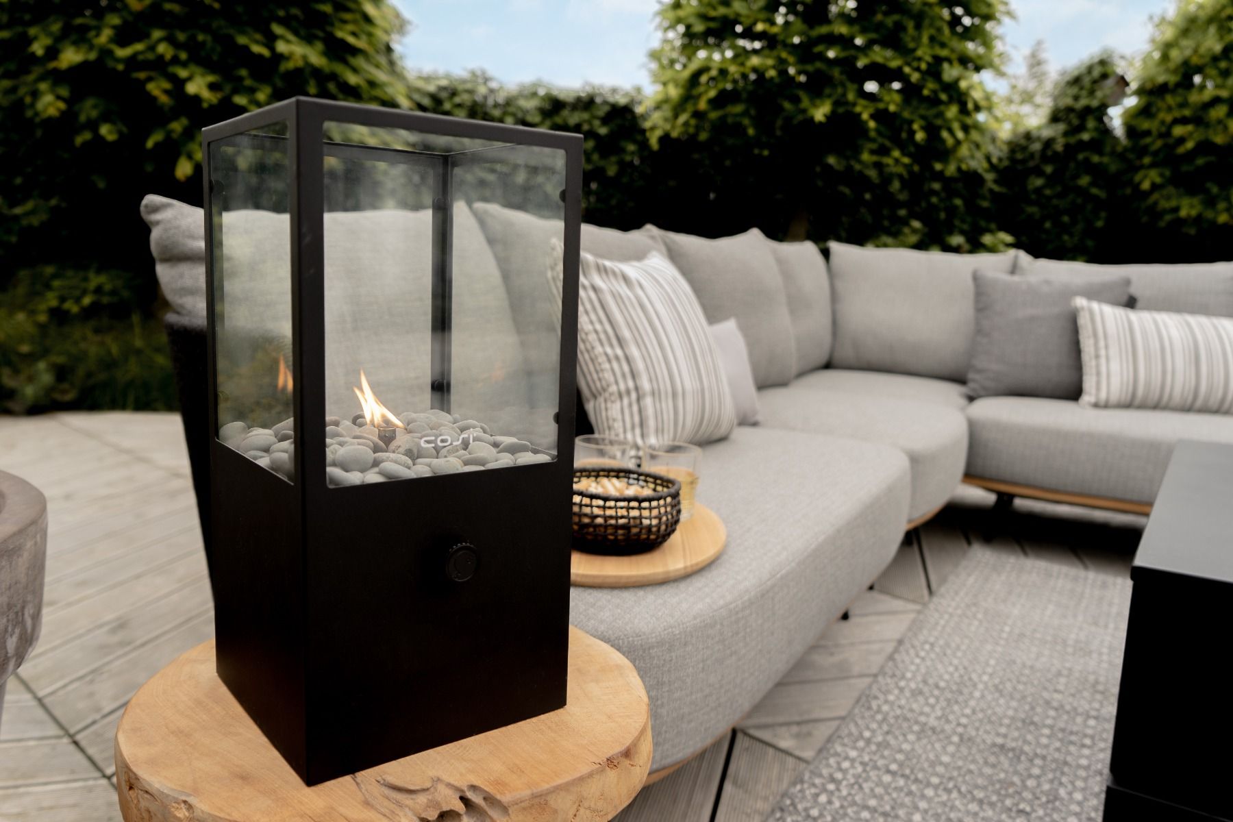 Cosiscoop Dome Linterna de gas negra