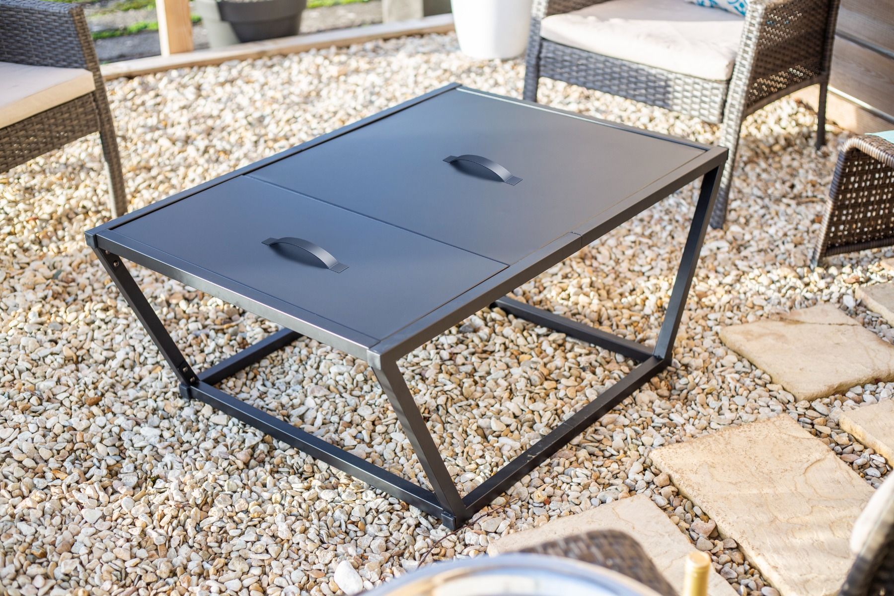 Brasero y barbacoa mesa La Hacienda