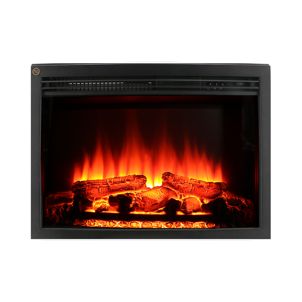 Livin'flame Chimenea de inserción Arosa Wifi Negro