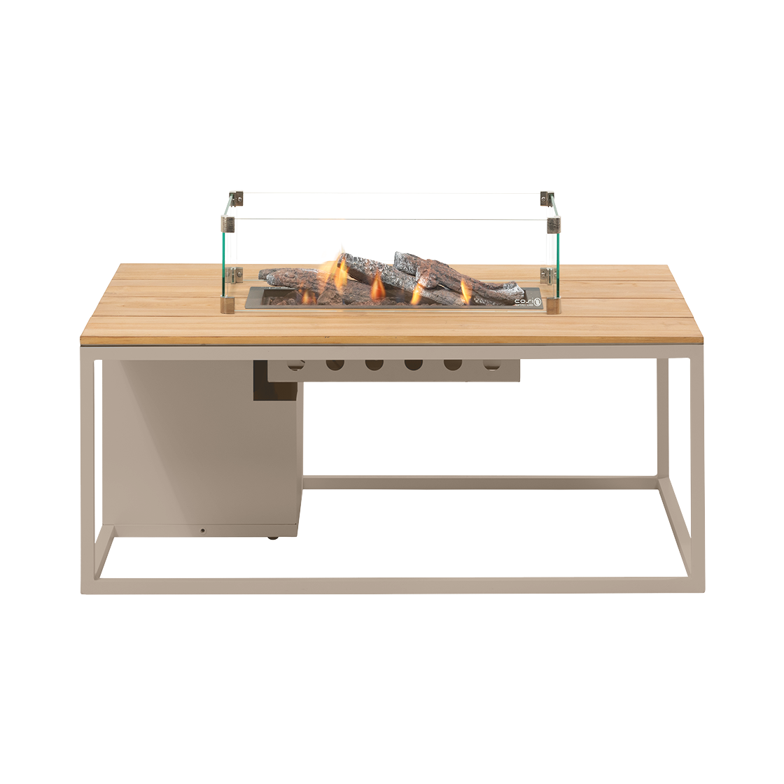 Cosi Mesa de Fuego Cosiloft 120 Beige / Teak