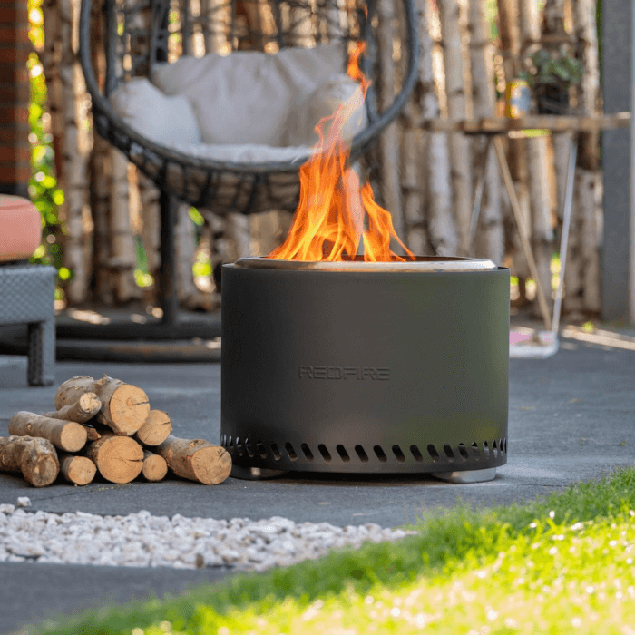 Redfire Volcano Chimenea de Pellets XL