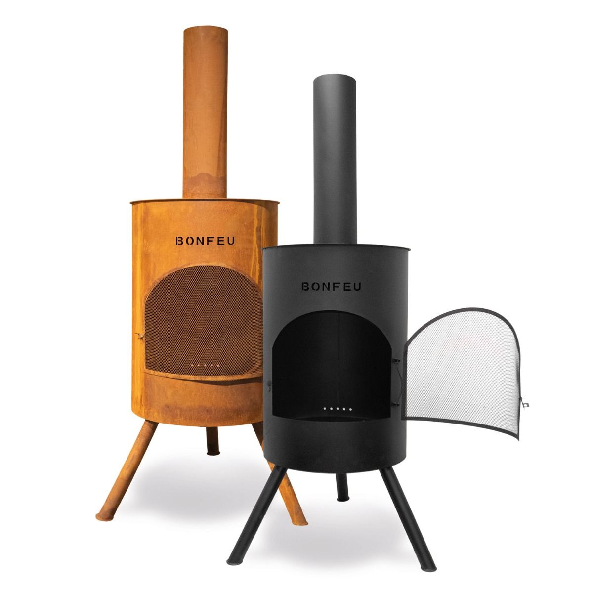 BonFeu BonTon 60 Corten Chimenea exterior