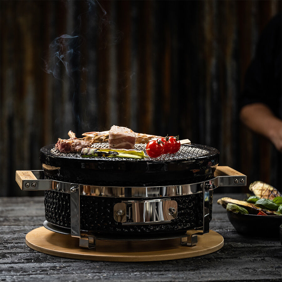 Rejilla desechable para Shichirin MEDIUM redonda (10 unidades) YAKINIKU