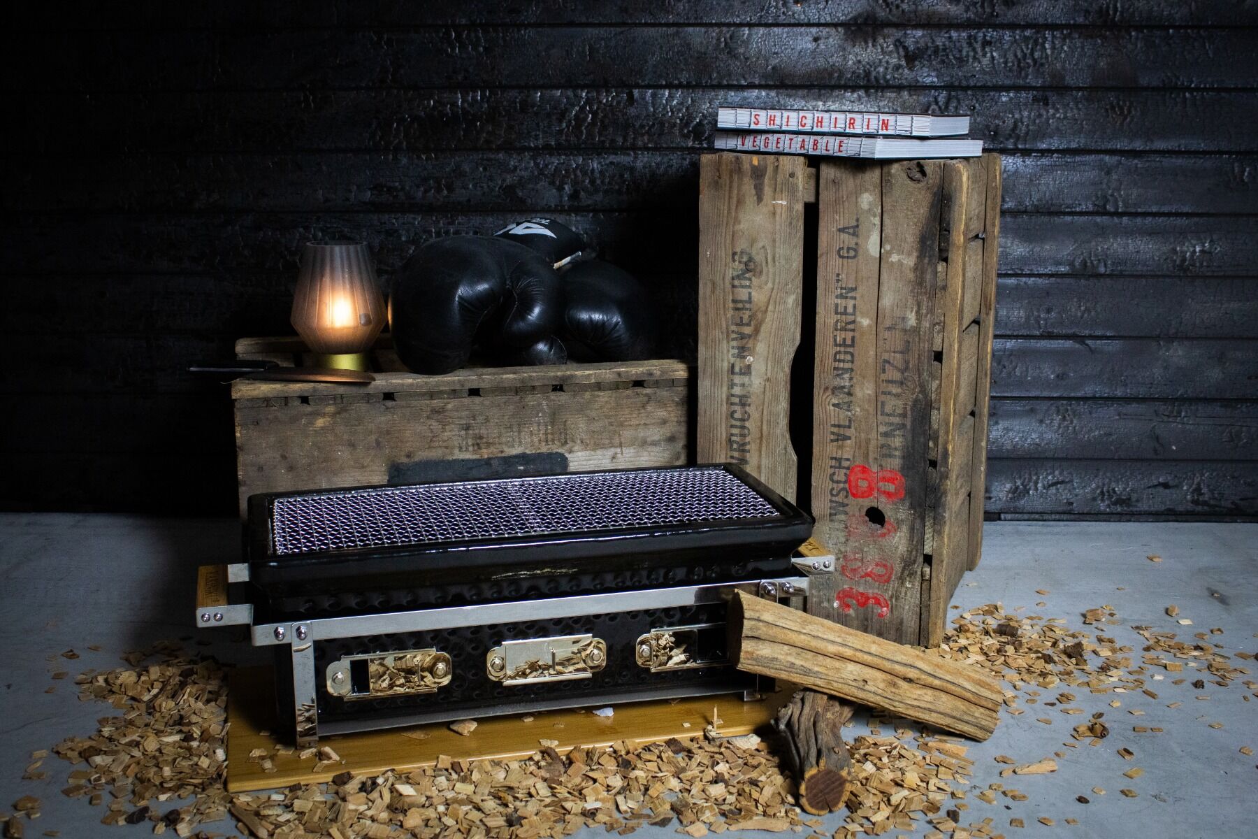 Barbacoa de mesa Shichirin Rectangular Large YAKINIKU