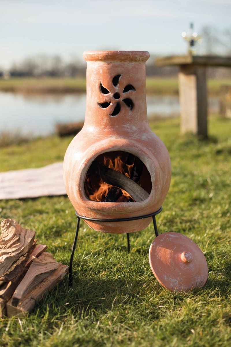 Redfire Cancun Chimenea mexicana de jardín