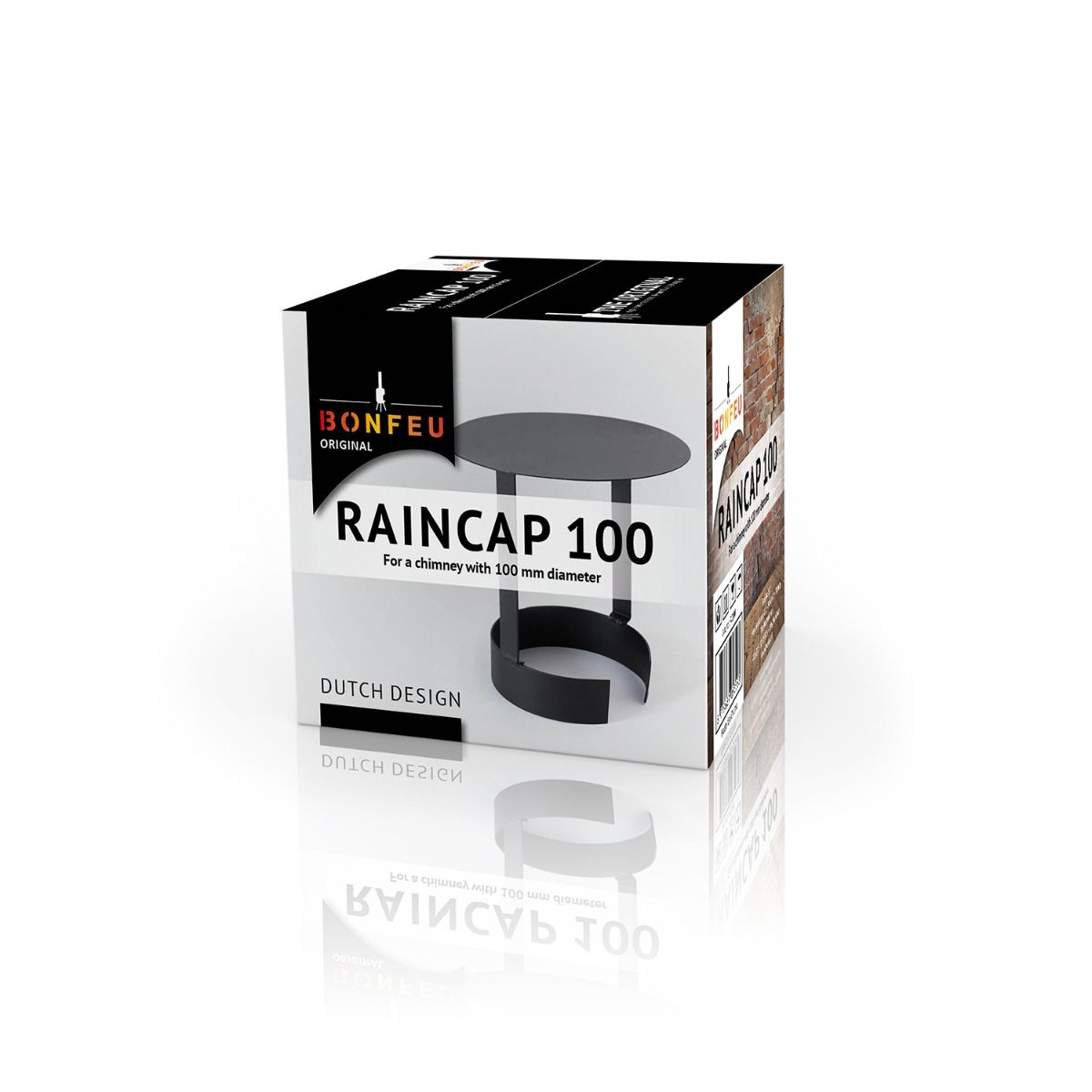 BonFeu capucha para la lluvia 100 Negro (Ø10)